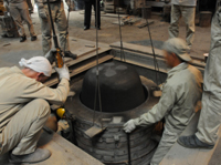 梵鐘の型づくり2